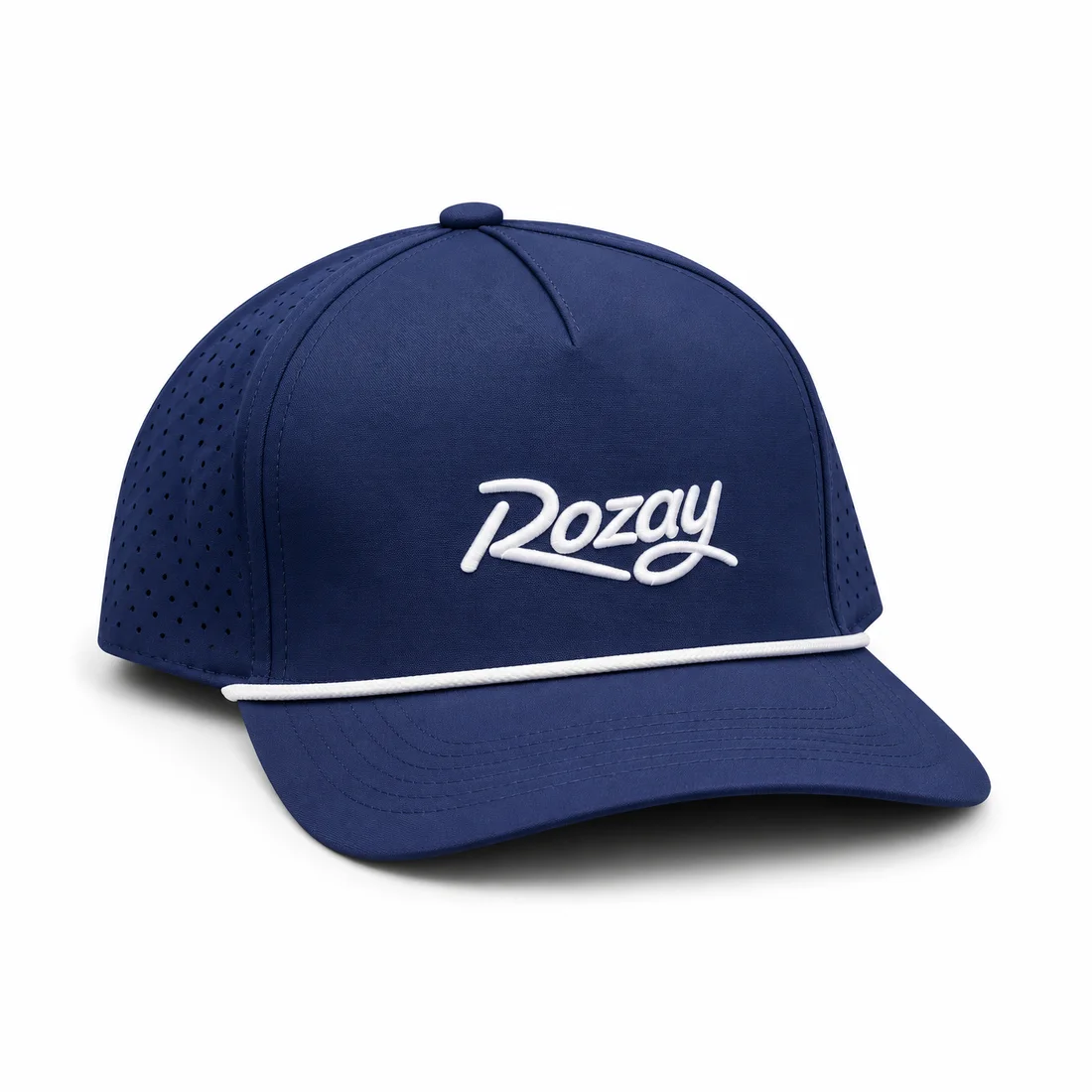 Navy Rozay Golf rope hat
